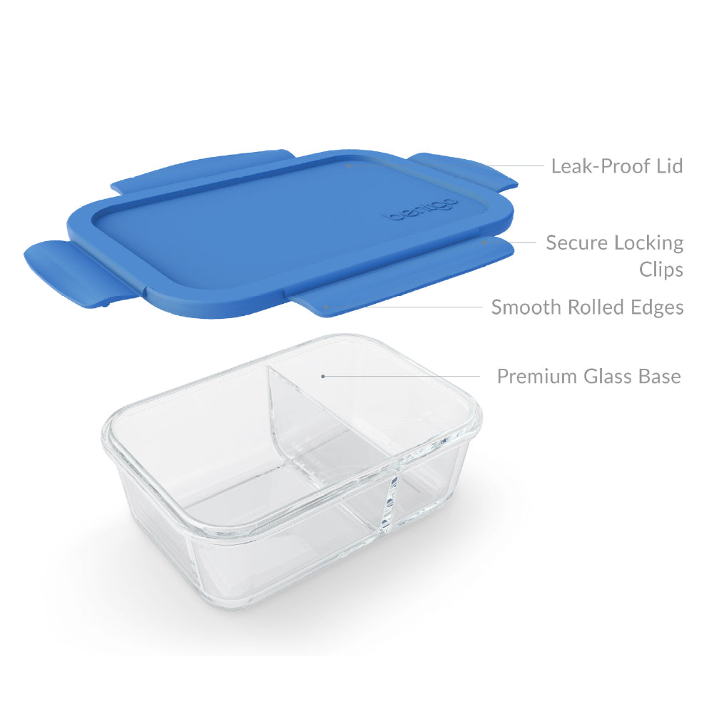 Bentgo Glass Snack Container - Blue