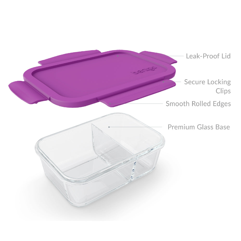 Bentgo Glass Snack Container - Purple