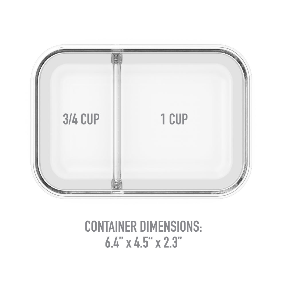 Bentgo Glass Snack Container - Gray