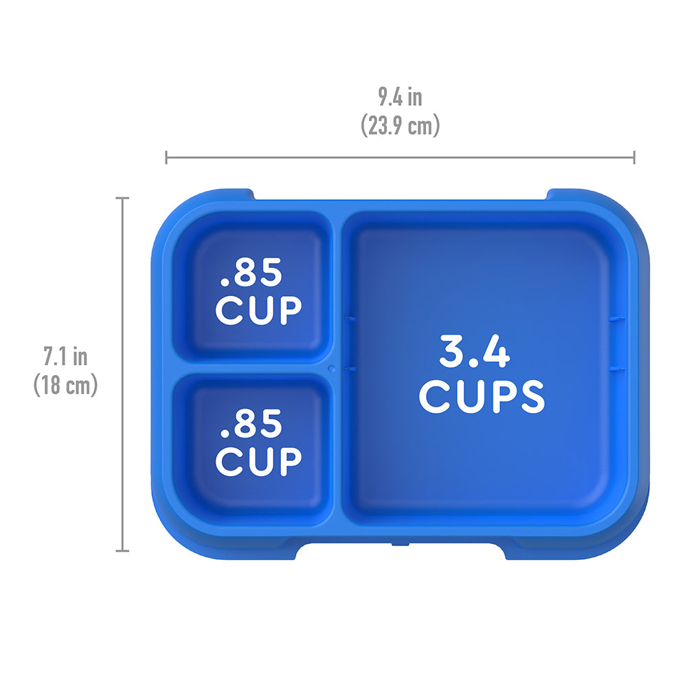 Bentgo® Pop Tray with Transparent Cover - Spring Green/Blue