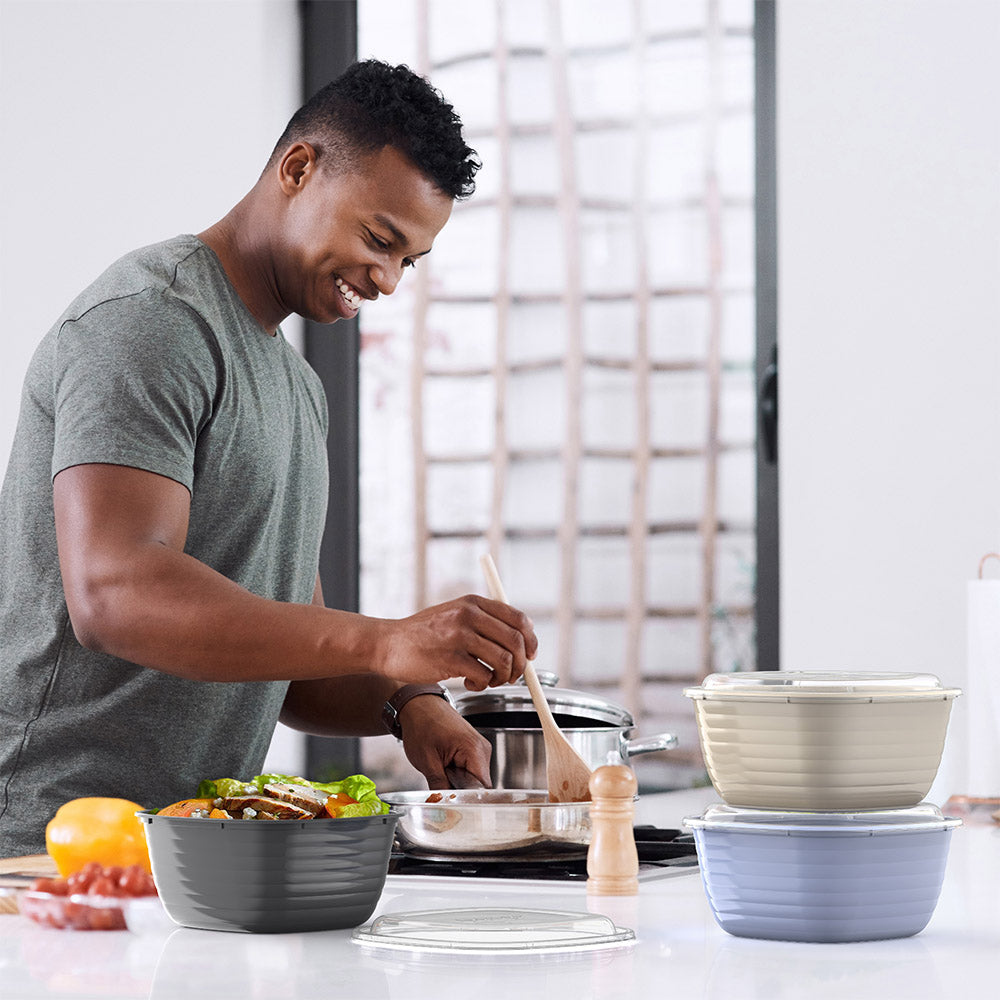 Bentgo® Prep 1-Compartment Bowls - Periwinkle