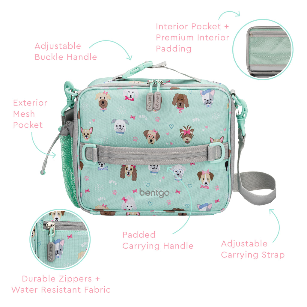 Bentgo Kids Prints Lunch Box & Bag - Puppy