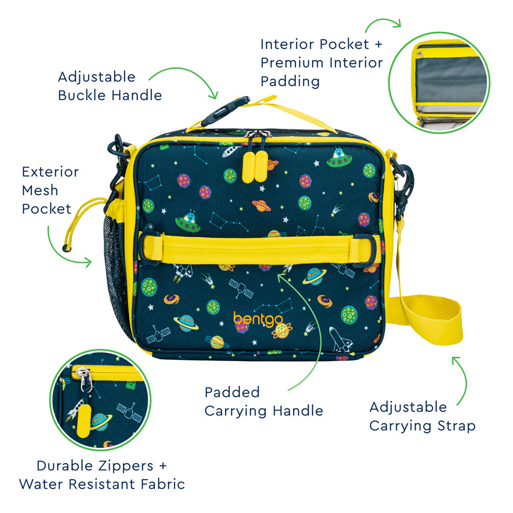 Bentgo Kids Prints Lunch Box & Bag - Space