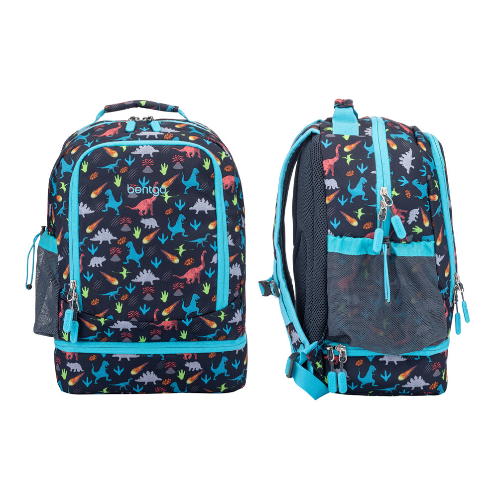 Bentgo Kids Prints Lunch Box & Backpack - Dinosaur