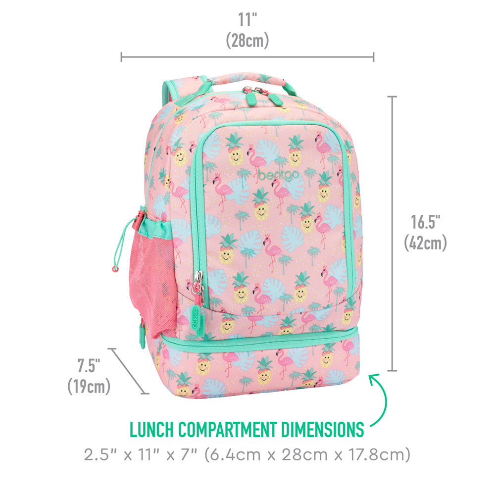 Bentgo Kids Prints Lunch Box & Backpack - Tropical