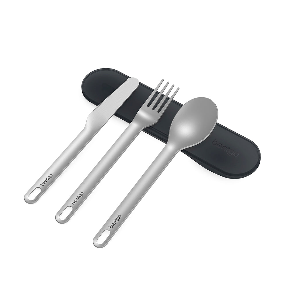 Bentgo Stainless Travel Utensil Set - Carbon