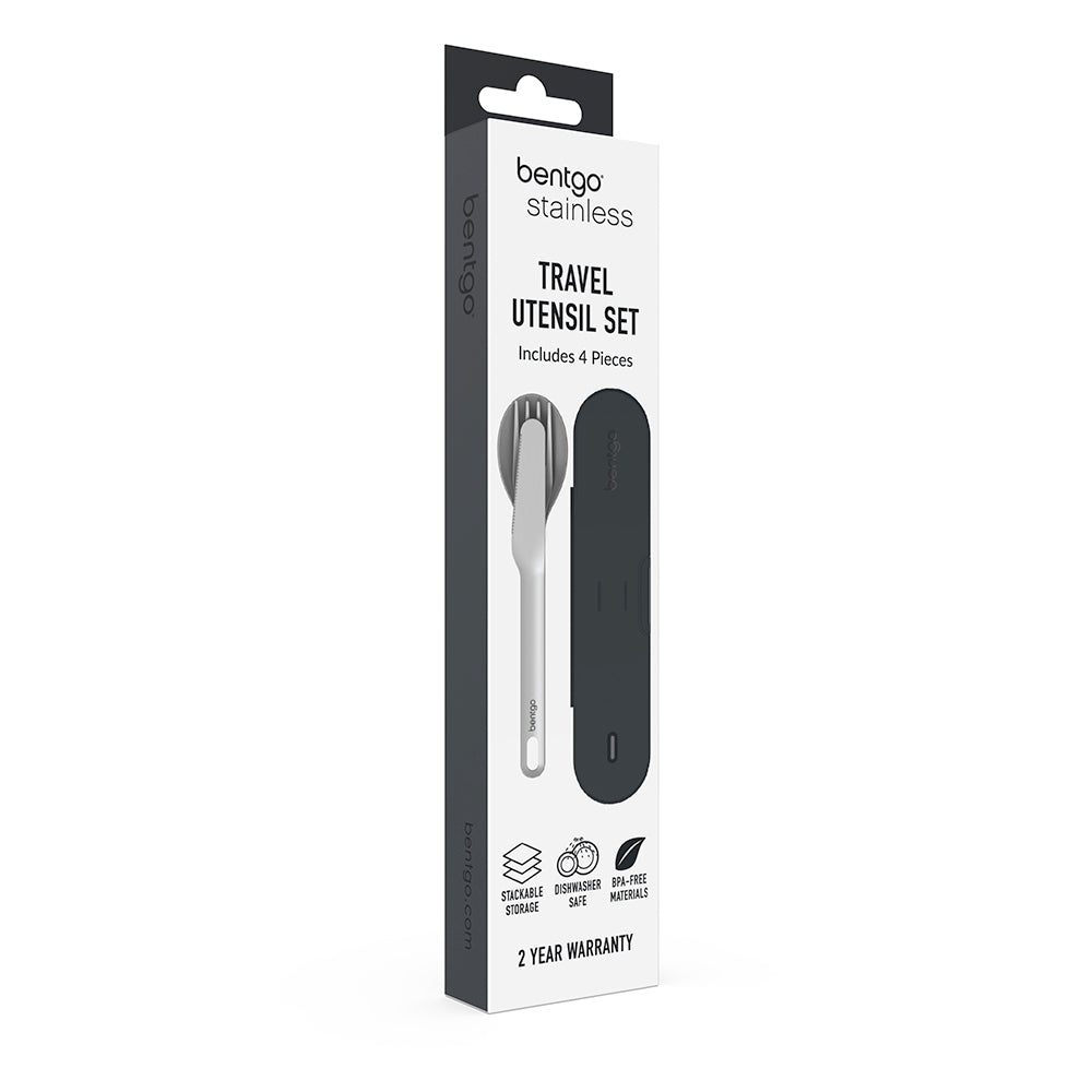 Bentgo Stainless Travel Utensil Set - Carbon