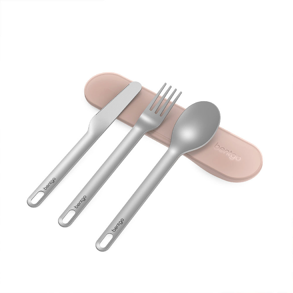 Bentgo Stainless Travel Utensil Set - Rose