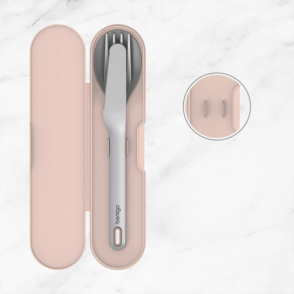 Bentgo Stainless Travel Utensil Set - Rose