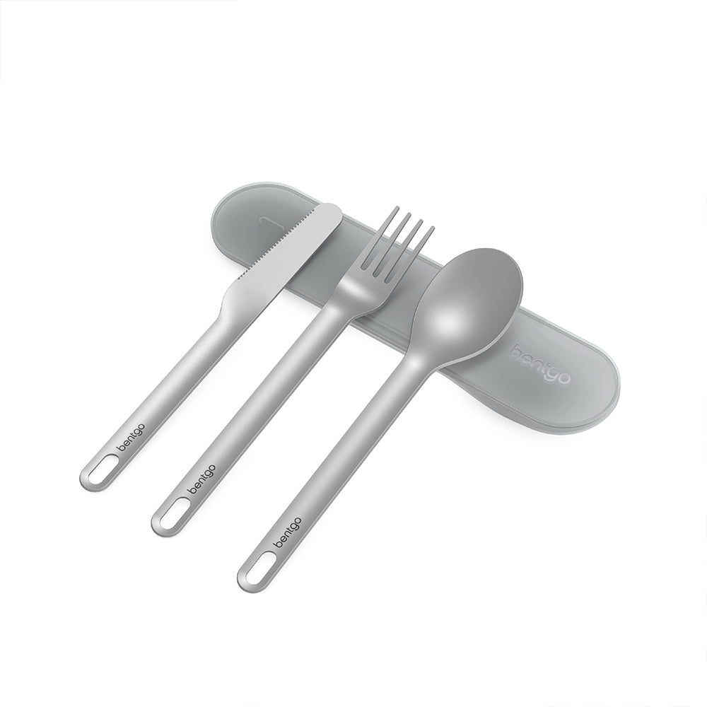 Bentgo Stainless Travel Utensil Set - Gray