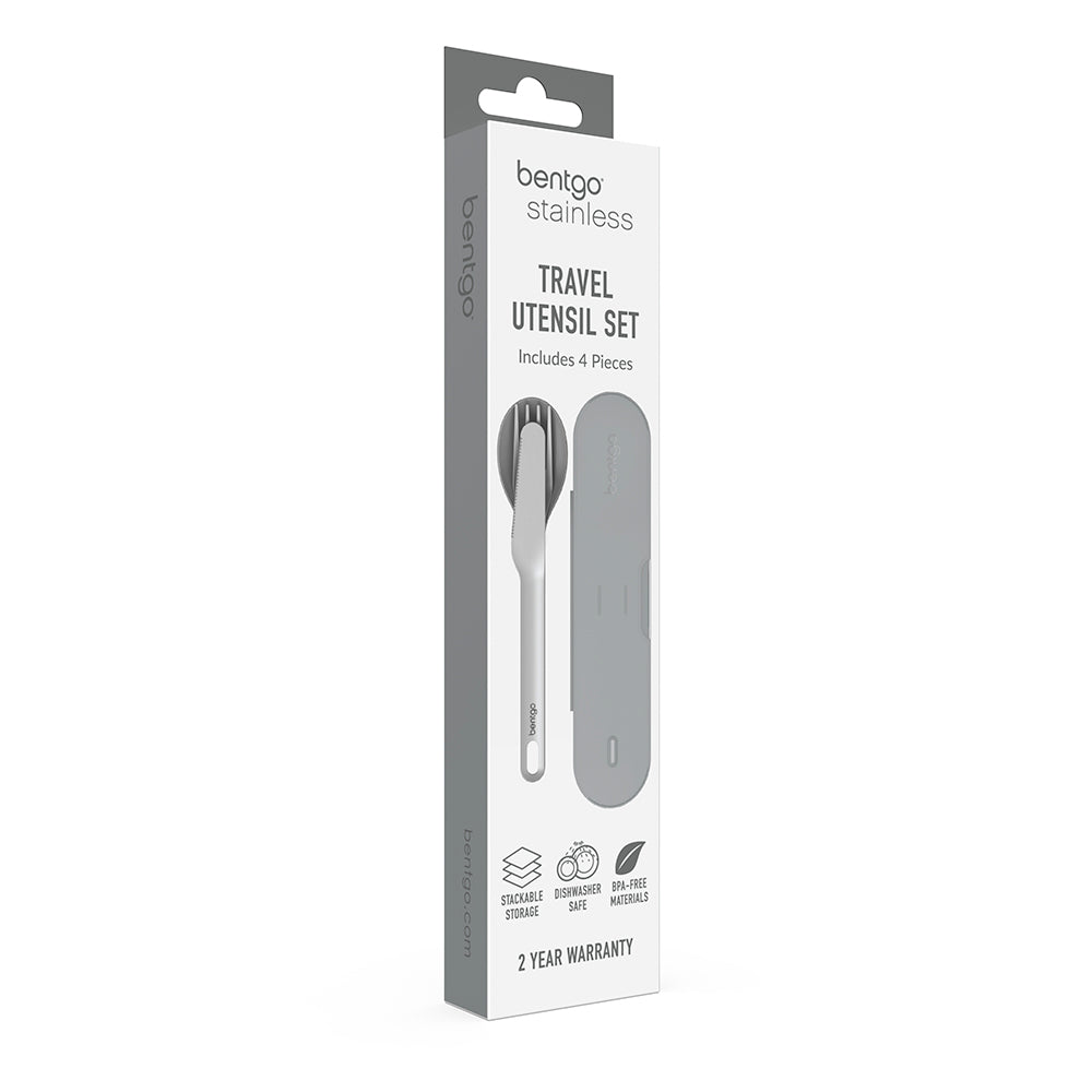 Bentgo Stainless Travel Utensil Set - Gray