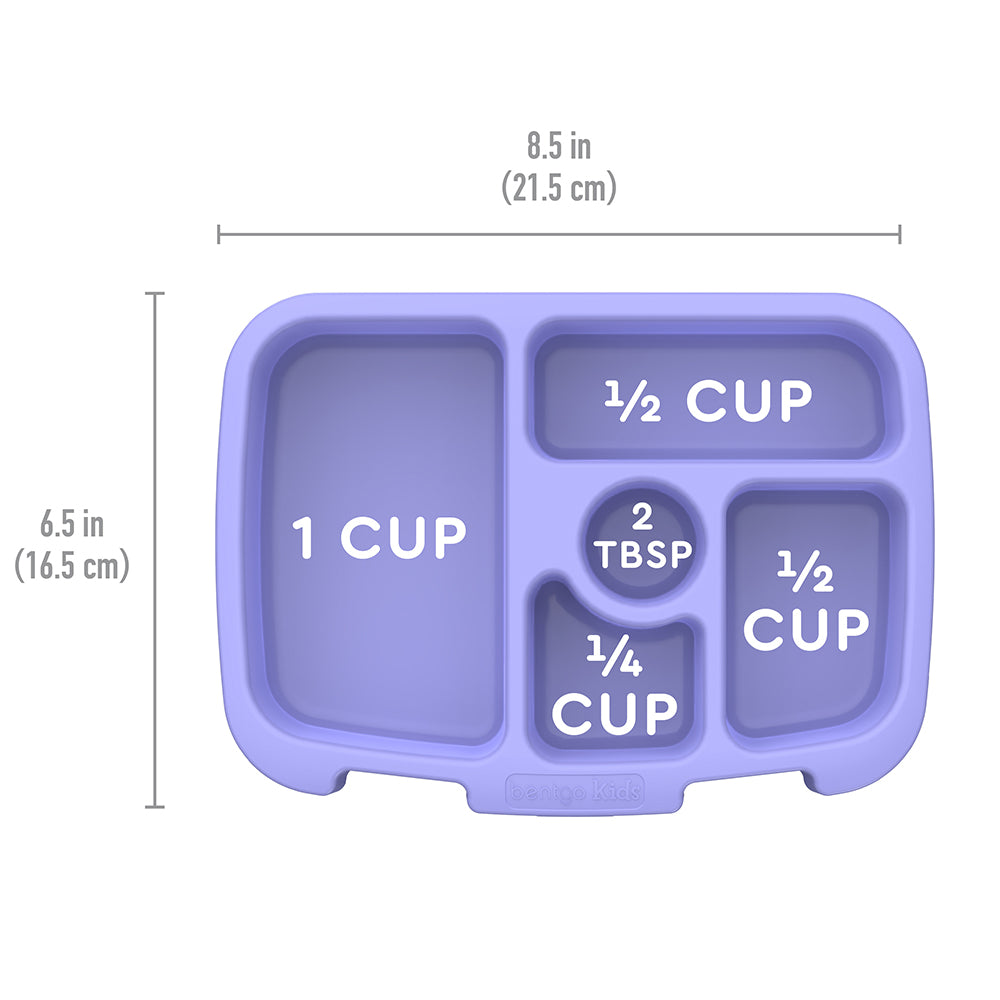 Bentgo Kids Prints Tray with Transparent Cover - Carousel Unicorns