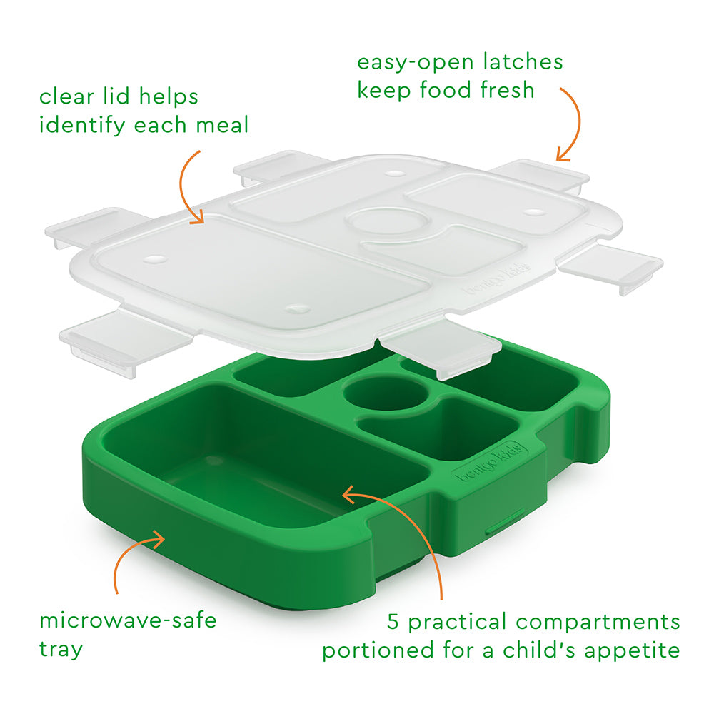 Bentgo Kids Prints Tray with Transparent Cover - Safari