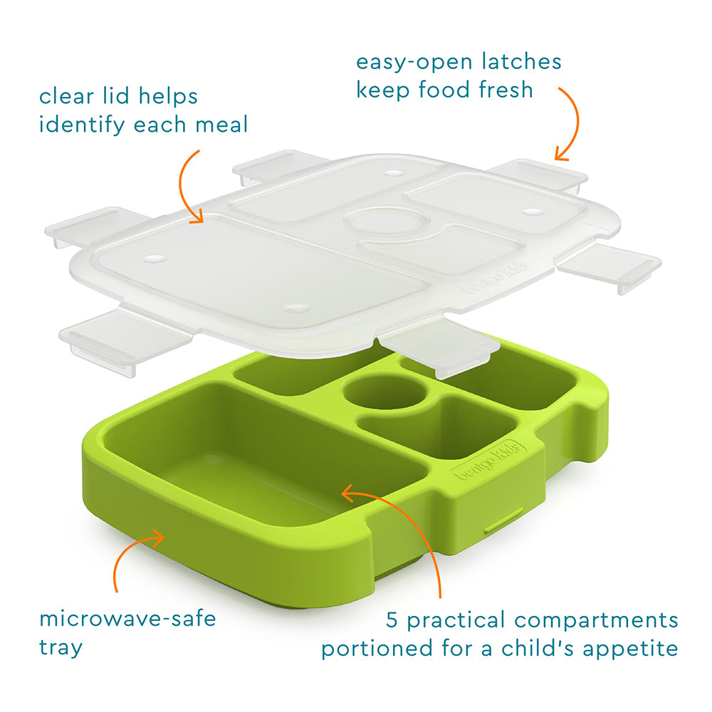 Bentgo Kids Prints Tray with Transparent Cover - Submarine