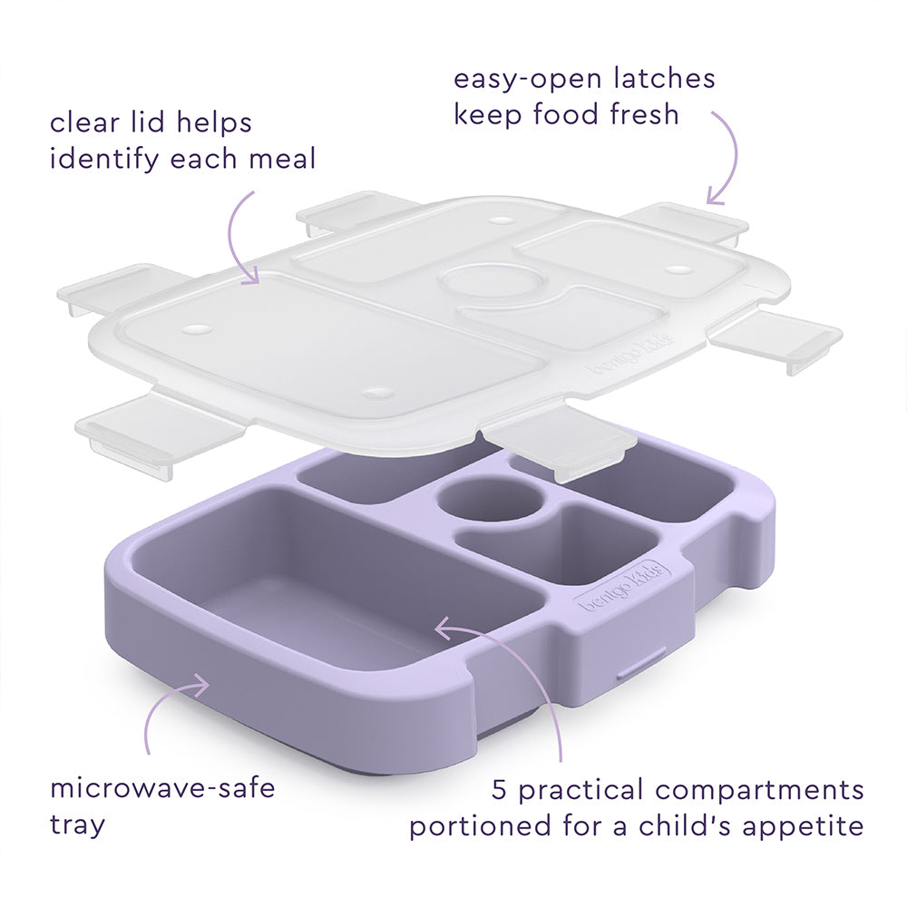 Bentgo Kids Prints Tray with Transparent Cover - Unicorn