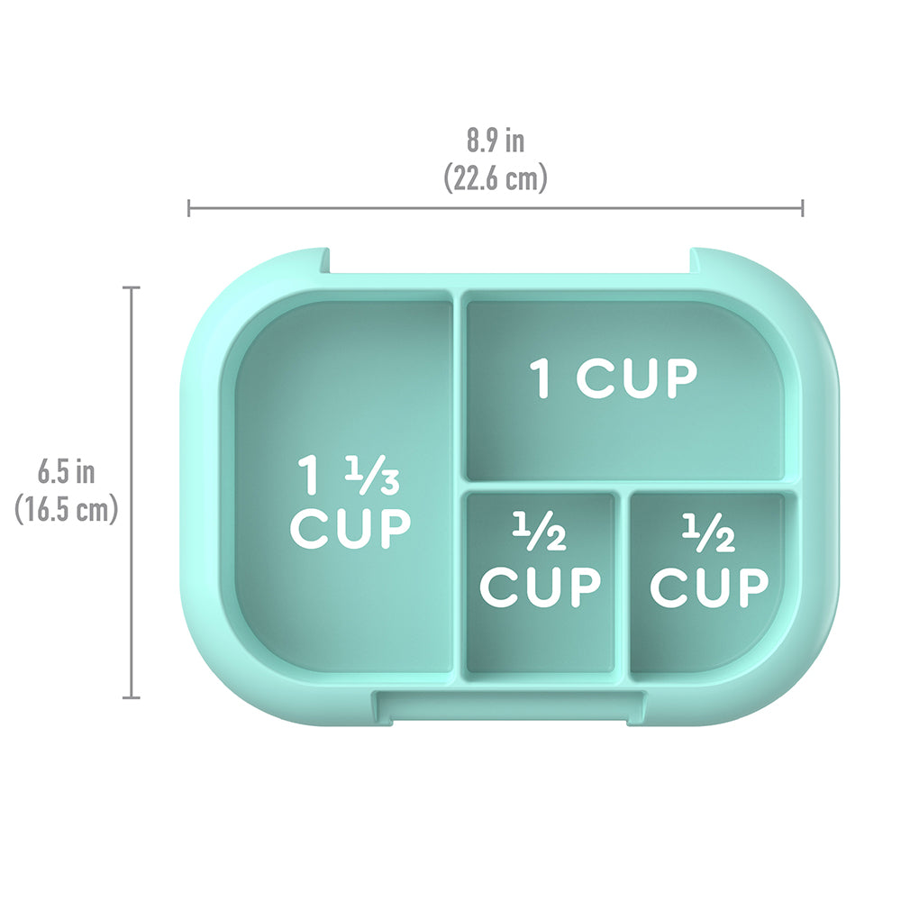 Bentgo Kids Chill Tray with Transparent Cover - Aqua